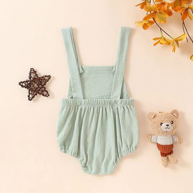 Baby Lovely Bow Goose Sleeveless Bodysuit