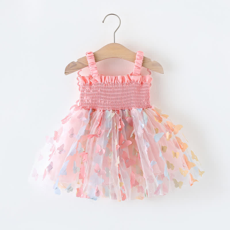 Baby Butterfly Tulle Slip Dress