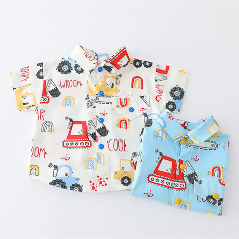 TRUCK Baby 2-Piece Excavator Denim Set