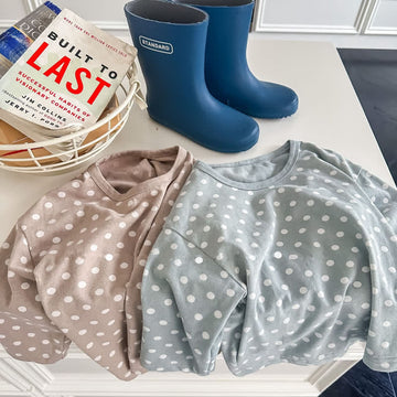 Toddler Casual Dots Loose T-shirt