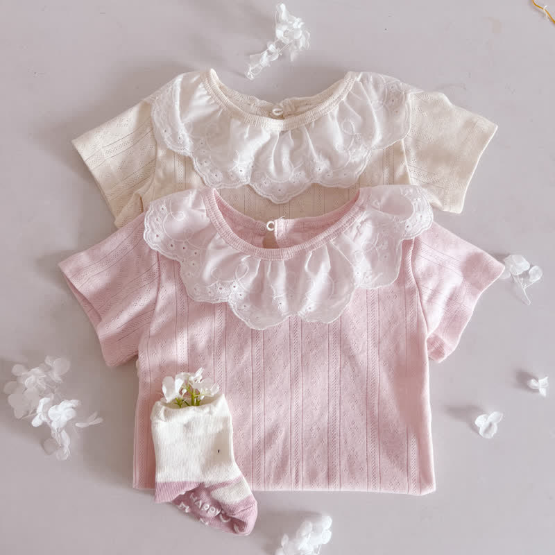 Baby Girl Cute Lace Sweet T-shirt