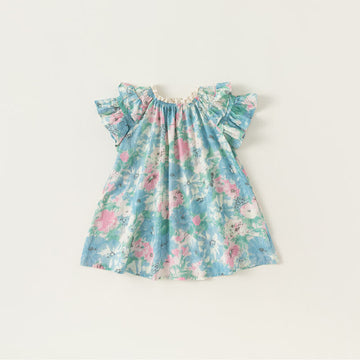 Toddler Flower Blue Fairy Dress