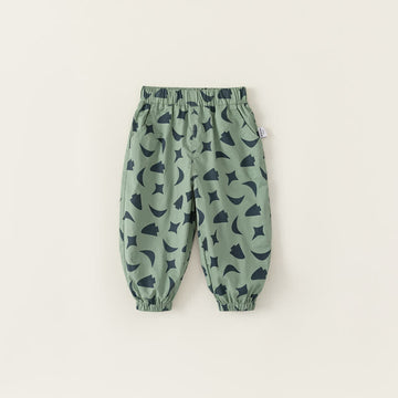 Toddler Moon Star Tree Green Pants