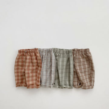 Baby Loose Casual Plaid Pants