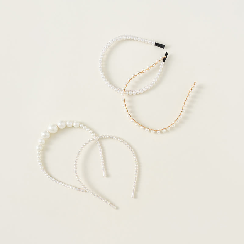 Baby Girl Faux Pearl Elegant Headband