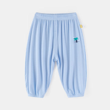 Toddler Blue Coconut Tree Jogger Pants