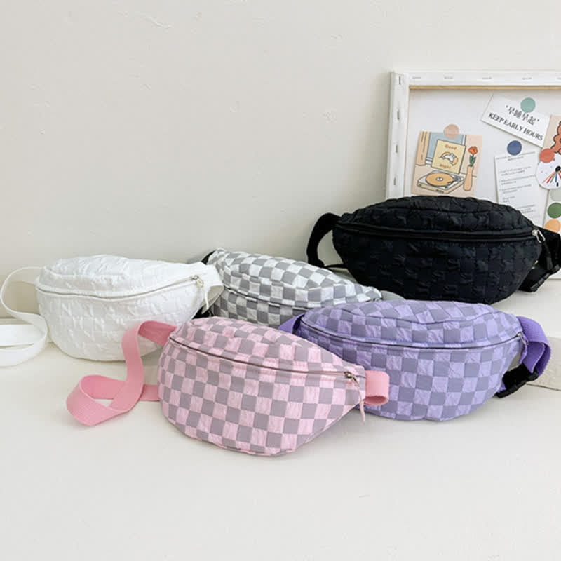 Baby Design Plaid Chest Pack