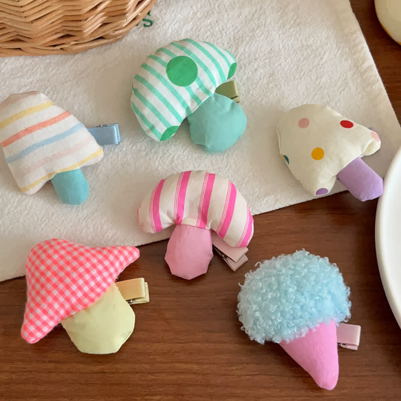 Baby Funny Lovely Mushroom Hair Clips