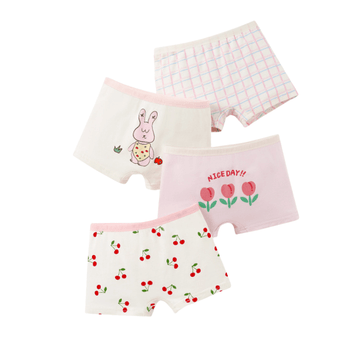 4-pack Toddler Girl Pink Briefs