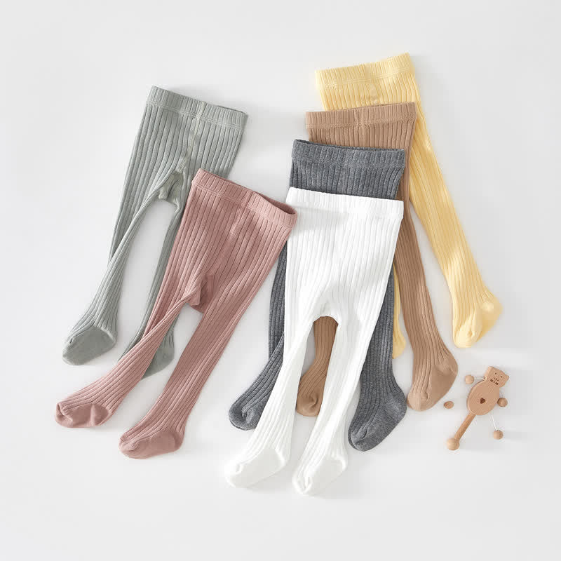 Baby Solid Color Soft Tights