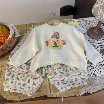 Toddler Cartoon Various Dog Sweatshirt/Pants