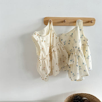 Toddler Little Flower Design Tank Top