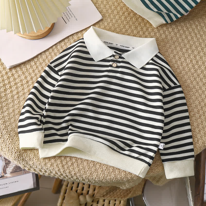 Kid Boy Striped Long Sleeve Top