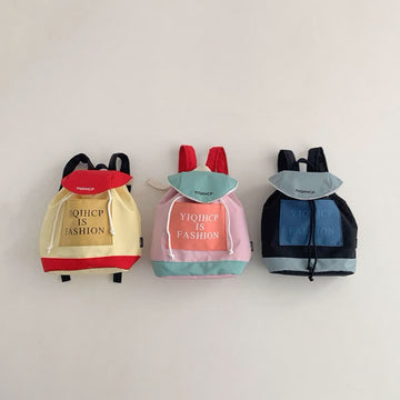 Toddler Kid Color Block Backpack