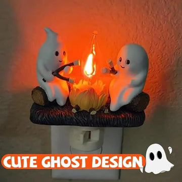 Halloween Bonfire Flickering Night Light