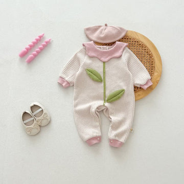 Baby Design Flower Lovely Pink Romper