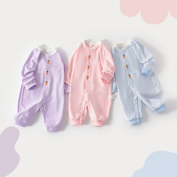 Baby Mini Carrot Simple Soft Romper