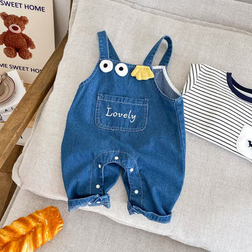 LOVELY Baby Blue Denim Eyes Overalls