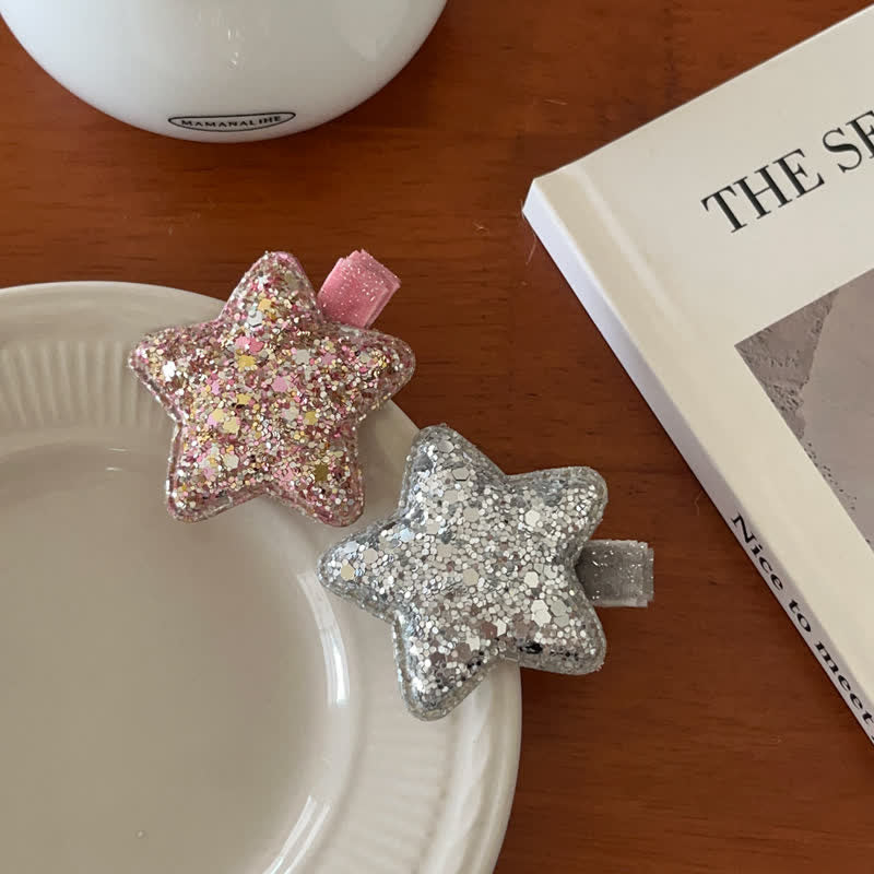 Baby Sparkling Star Sweet Hair Clips