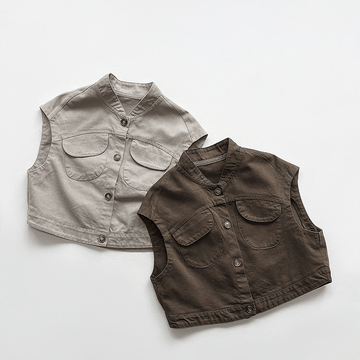 Baby Toddler Cargo Vest Jacket