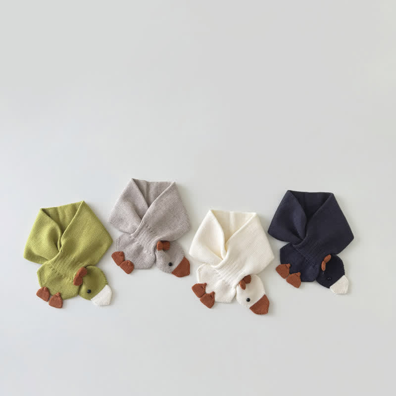 Baby Knit Lovely Goose Bow Scarf