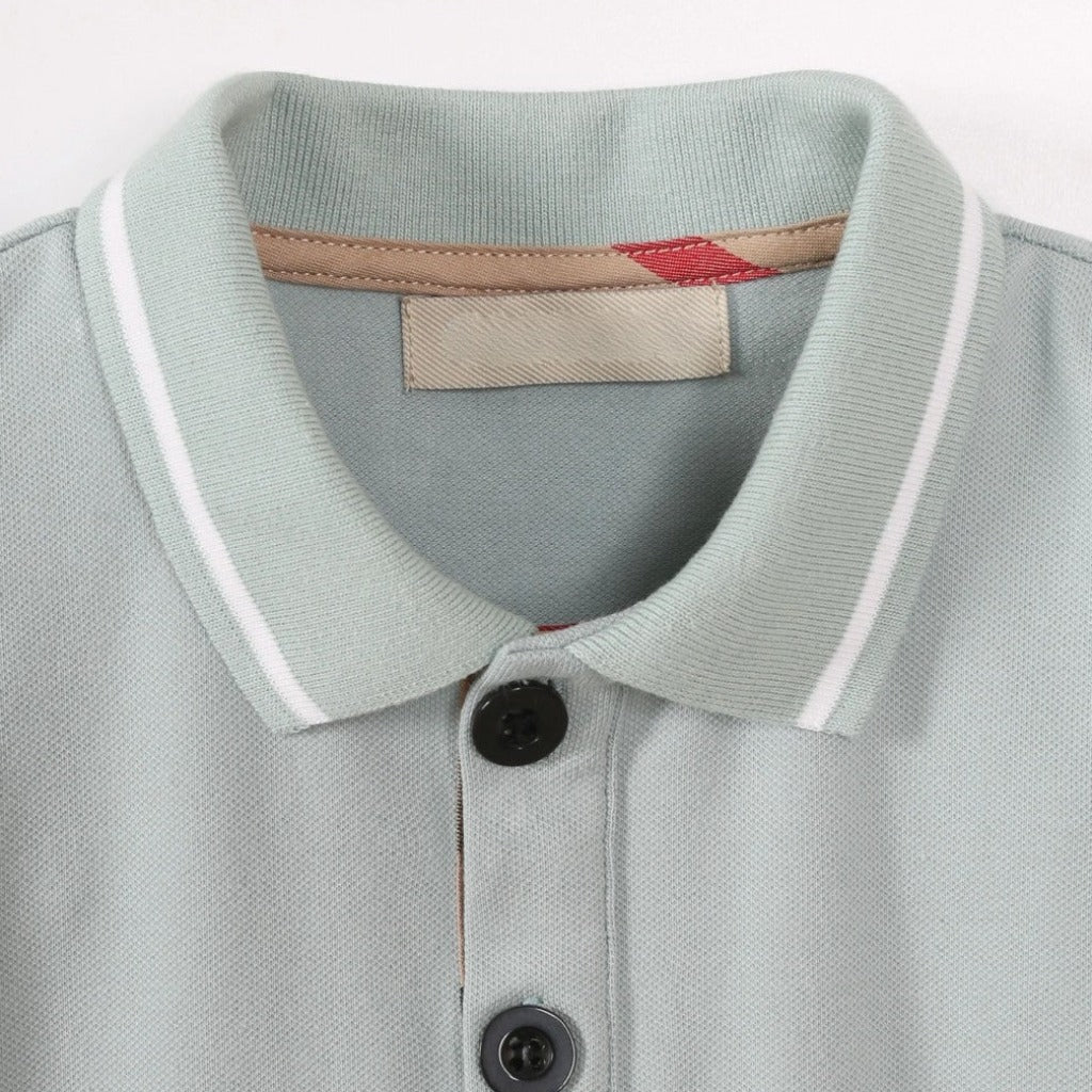 Sage Blue Boys' Polo Shirt