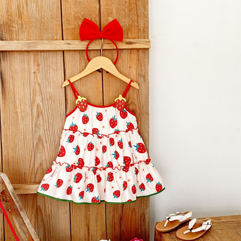 STRAWBERRY Toddler Sweet Slip Dress