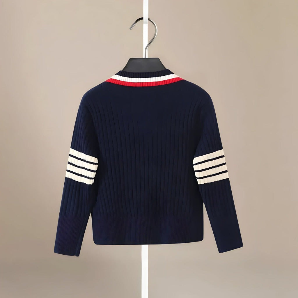 Premium Wool V-Neck Cardigan