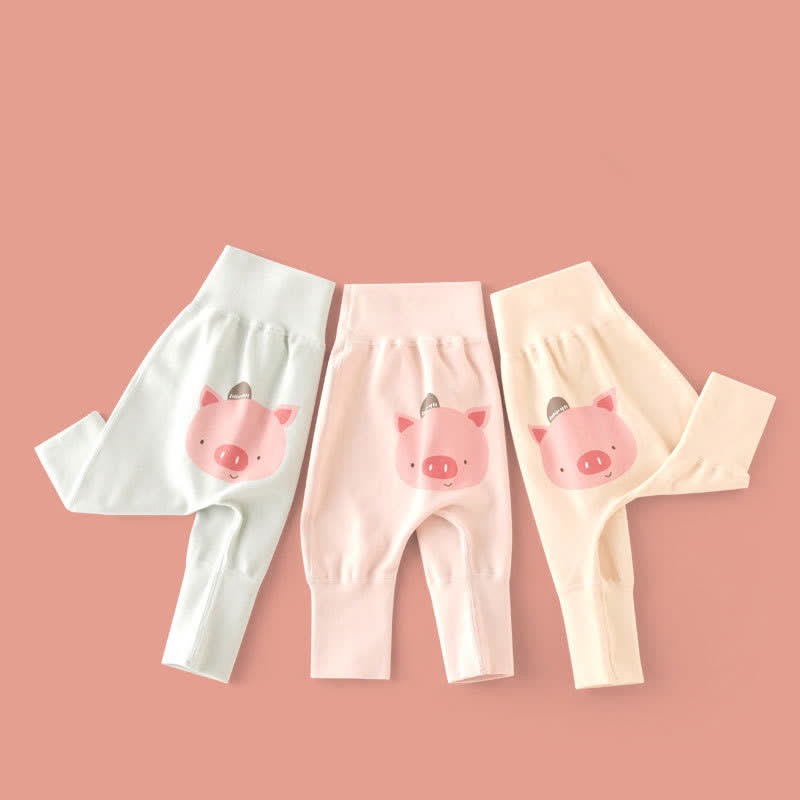 Baby Cartoon Pig Simple Pants