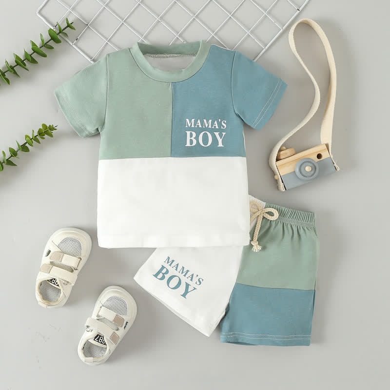 MAMA'S BOY Baby 2-Piece Sweatsuit Set