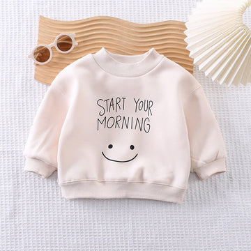 START YOUR MORNING Toddler Smile Sweatshirt