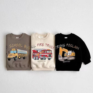 GO SCHOOL BUS Toddler Car Sweatshirt