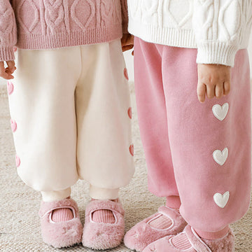 Toddler Girl Heart Casual Jogger Pants