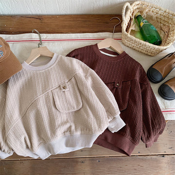 Toddler Boy Pocket Sweatshirt