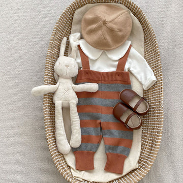 Baby Collar Striped 2 Pieces Set
