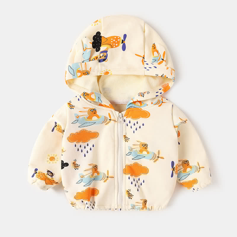 Baby Bear Magnet Dino Hooded Outerwear