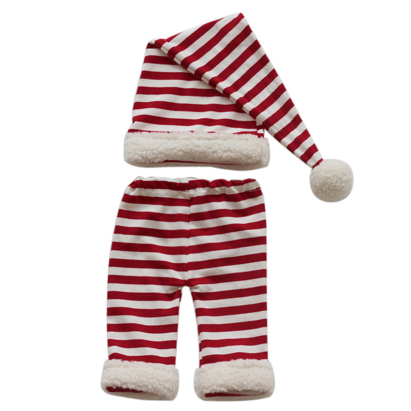 Newborn Photography Christmas Pants with Hat