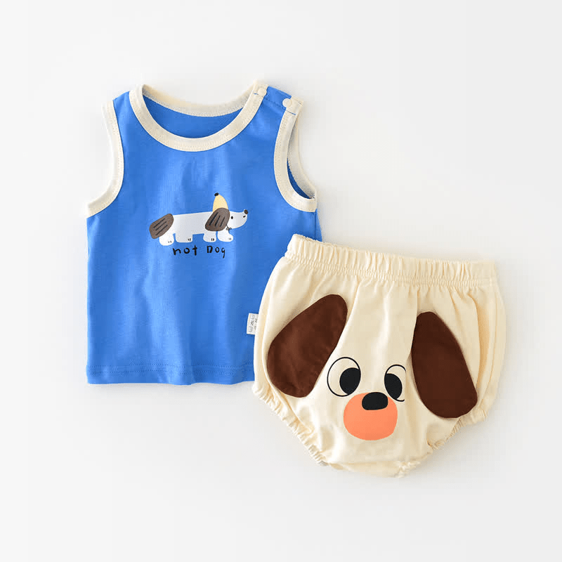 HOT DOG Baby Tank Top and Bloomers Set