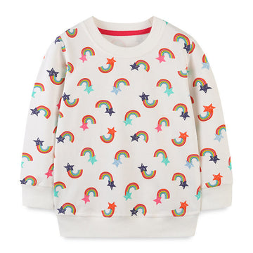Toddler Girl Rainbow Sweatshirt