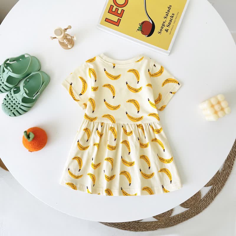 Baby Toddler Banana Loose Dress