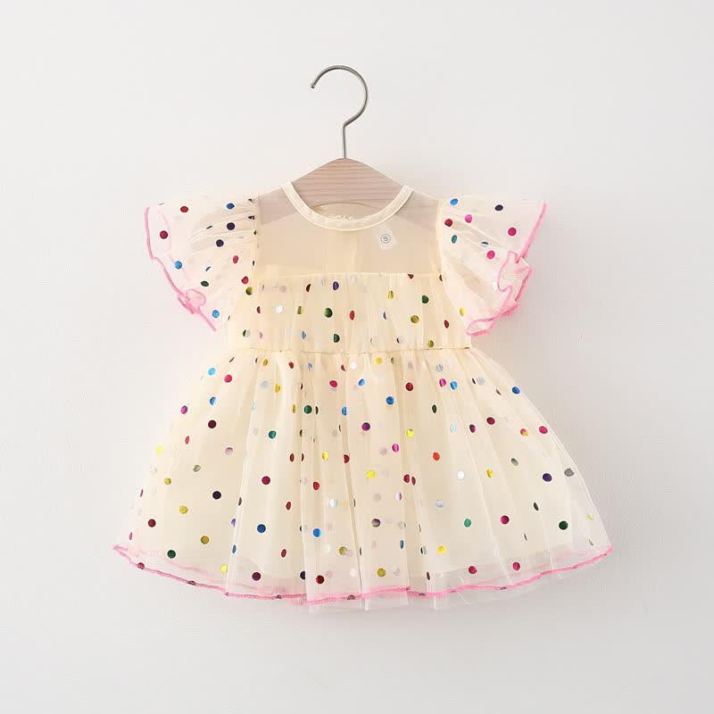 Baby Ruffled Polka Dot Tutu Dress