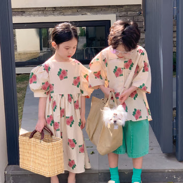 Toddler Flower Dress Polo Shirt