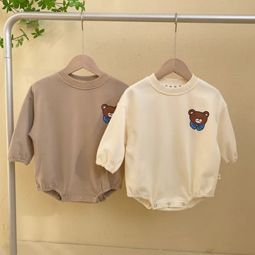 Baby Bow Tie Bear Casual Bodysuit