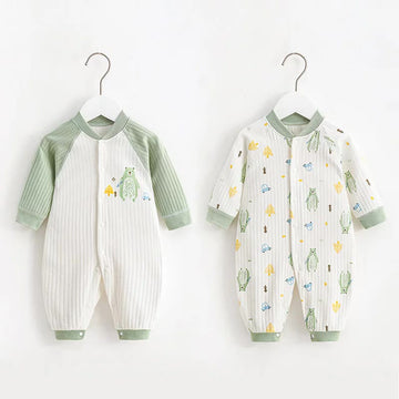 Baby Bear Green Romper