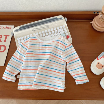 Baby Colorful Striped Sweatshirt
