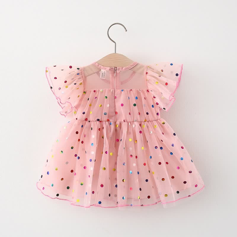 Baby Ruffled Polka Dot Tutu Dress