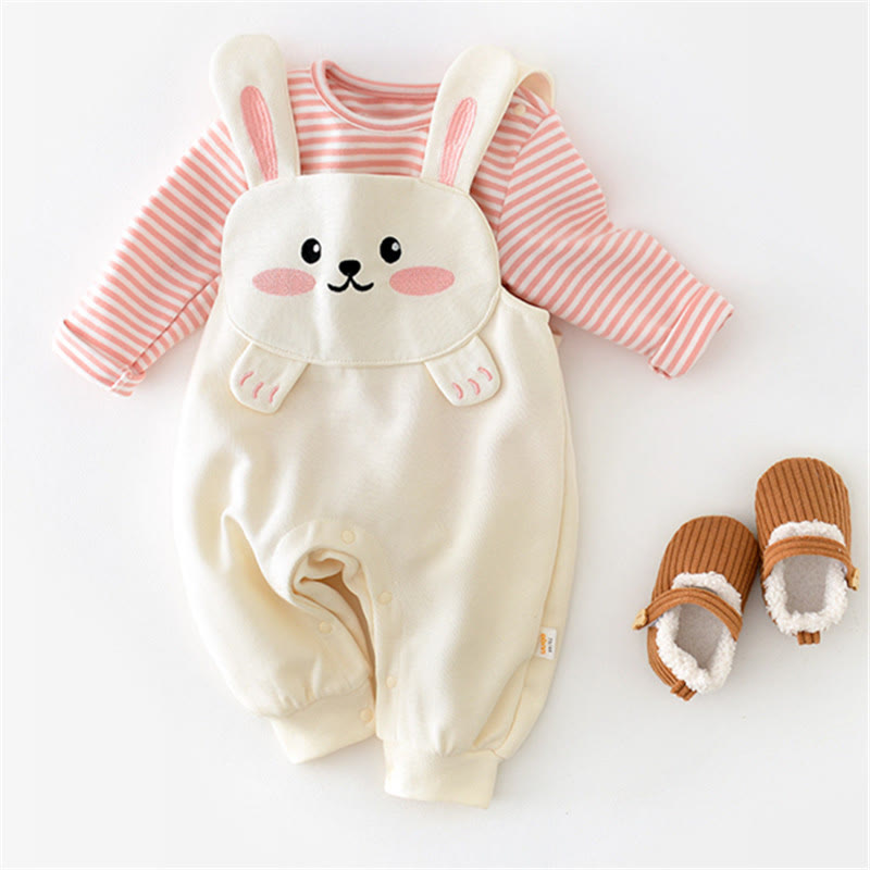 Baby Cute Bunny Overalls