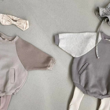 Baby Simple Color Block Bodysuit
