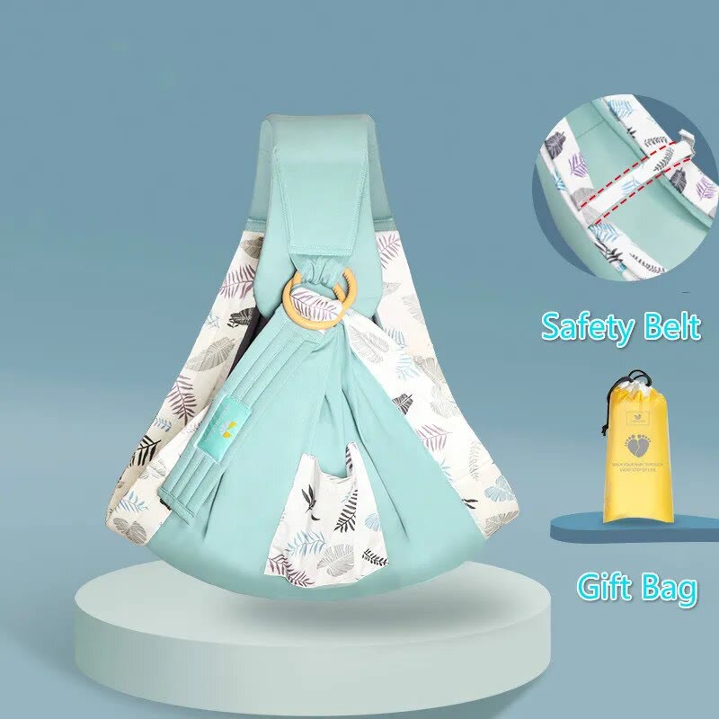 Leaves Cotton Wrap Sling Baby Carrier