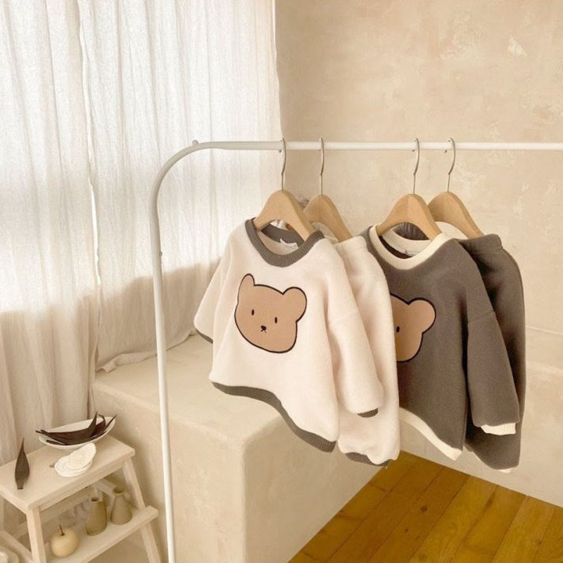 Baby Bear Casual Sweatsuit 2 Pieces Set